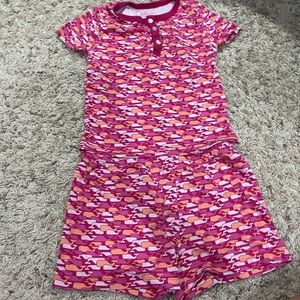 Girls pajama short set
